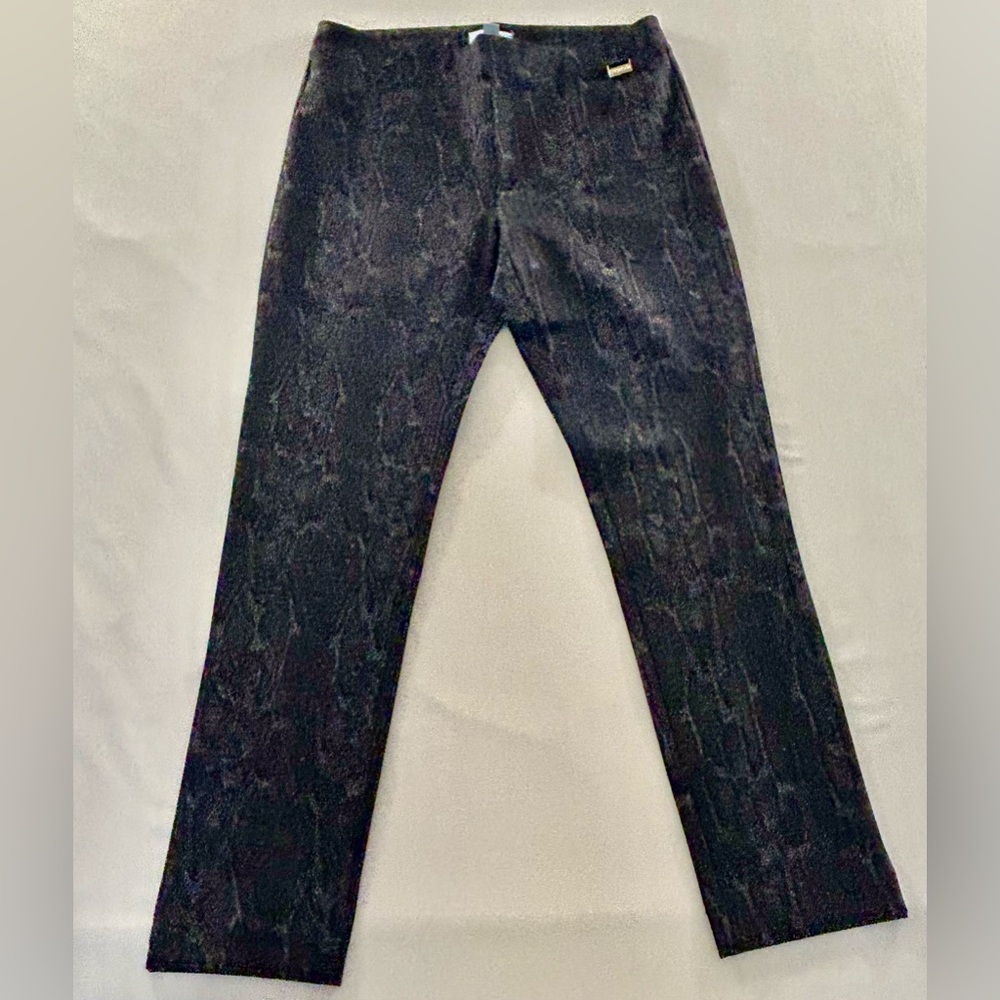Calvin Klein Subtle Snake Print Gray/Black Pants Size M